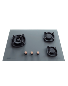 TECNO GAS HOB - 3 BURNERS T23TGSV-MATTE GREY