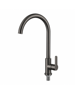 SINK TAP SUS304 GUN METAL ZFR-PT-503SS(GM)