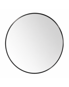 GX FRAMED MIRROR ROUND BLACK HM GX-R6060BK