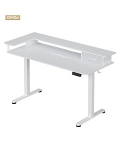 SINGLE MOTOR ADJUSTABLE TABLE-140-WHITE S-A003-140-WHT