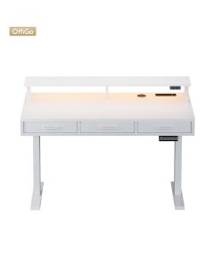 SINGLE MOTOR ADJUSTABLE TABLE-120-WHITE S-A004-120-WH
