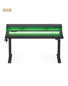 SINGLE MOTOR ADJUSTABLE TABLE-140-BLACK S-D004-140-BLK