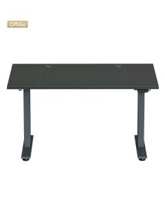 SINGLE MOTOR ADJUSTABLE TABLE-140-BLACK S-A002-140-BLK