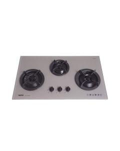 TECNO GAS HOB - 3 BURNERS T333TGSV-ALLU MATELLIC