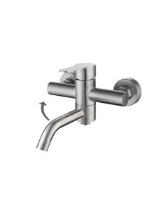 ZAFFIRO BATH MIXER SUS304 SATIN ZFR PF-5206SS