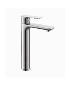 ZAFFIRO TALL BASIN MIXER SUS304 SATIN ZFR-PF-4202SS