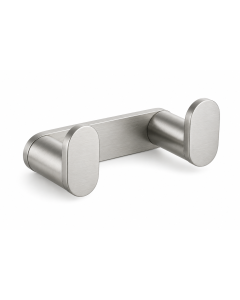 HOUSS DOUBLE ROBE HOOKS SUS304 SATIN HS-4906B