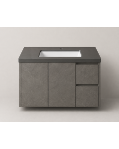 ZAFFIRO BATHROOM VANITY PVC STONE GREY (800*500mm) ZFR-BV80B02-5