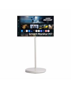 Samsung 32" M7 4K Flat Smart Monitor White With Z-Movstand F-32FM701EE - C