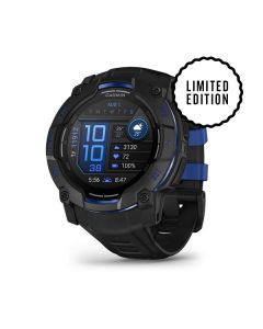 GARMIN INSTINCT 3 AMOLED WATCH 50MM BLACK W/BOLT BLUE ACCENTS GM-010-03020-43