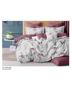 HILLCREST COMFYLUX FITTED SHEET SET PRINTED WENDY - Q 2F$48