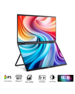 ACER 15.6" FHD DUAL SCREEN PORTABLE MONITOR (WITH SLEEVE) PD163Q B