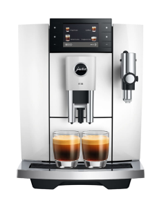 JURA COFFEE BEAN MACHINE JURA E8 PIANO WHITE