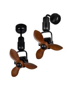 MISTRAL 16” REMOTE CORNER FAN FLEXA-BK