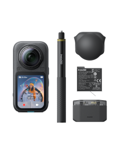 Insta360 X6 Essentials Bundle Midnight Black Action Camera CINSABXA_X603