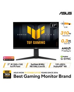 Asus 27" TUF UHD IPS Gaming Monitor VG27UQEL5A