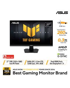 Asus 27" TUF FHD IPS Gaming Monitor VG279QM5F