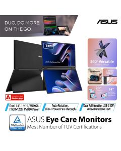 Asus 14" ZenScreen Duo WUXGA IPS Portable Monitor MB14FCD