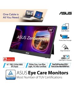Asus 16" ZenScreen FHD IPS Portable Monitor MB16AHVE