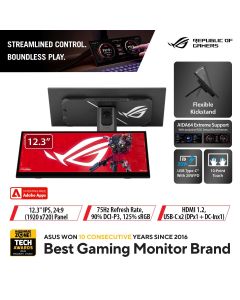 Asus 12.3 " ROG Strix IPS Touchscreen Monitor XG129C