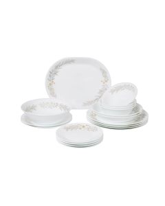 Corelle 18pc Dinner Set - Silver Crown CORE 18-SVC-P