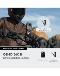 DJI Action Camera OSMO 360 II LIMITLESS RIDING COMBO