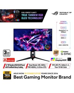 Asus 32" ROG Swift UHD Tandem RGB WOLED Gaming Monitor PG32UCWM
