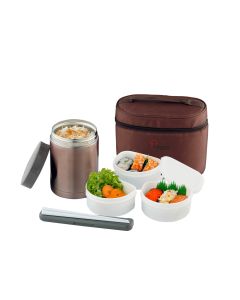 LA GOURMET 4PCS THERMAL LUNCH BOX LGSA302618
