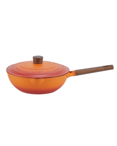 LA GOURMET SHOGUN 28CM WOK W ALU LID LGSNFE410160