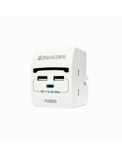 SOUNDTEOH 2 USB-A + 1 USB-C SMART PORTS ADAPTOR PP-52U