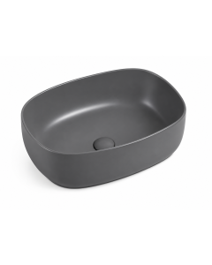 HOUSS ART BASIN CERAMIC MATT DARK GREY  HBB-78542MDH