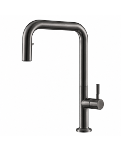 HOUSS PULLOUT KITCHEN COLD TAP SUS304 GUN METAL HKF-9532L-GM
