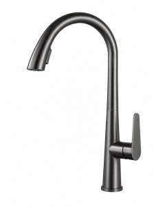 HOUSS PULLOUT KITCHEN MIXER SUS304 GUN METAL HKF-9622 GM