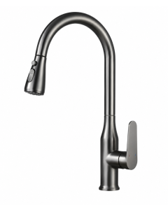 HOUSS PULLOUT KITCHEN MIXER SUS304 GUN METAL HKF-9626 GM