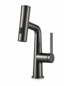 HOUSS BATHROOM BASIN MIXER BRASS GUN METAL HBF-6411 GM