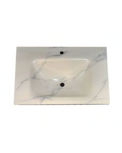 Rigel Vanity Top Lavatory Match With Bc1260 NR-LV2613 (FISH BELLY WHITE)
