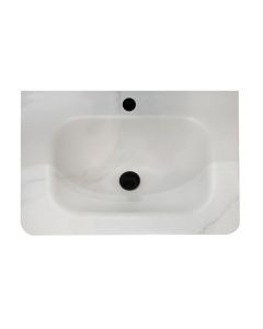 Rigel Sintered Stone Basin Matte Finish NR-LV3819-800MM (FISH BELLY WHITE)