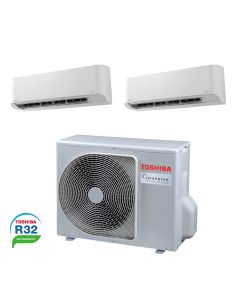 TOSHIBA SYSTEM 2  AIRCON - R32 RAS2M21U2ACVGSG-2XRASM10U2KCVGSG1