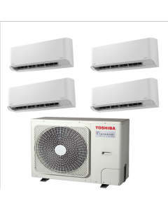 TOSHIBA SYSTEM 4  AIRCON - R32 RAS4M41U2ACVGSG-4XRASM10U2KCVGSG1