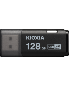 KIOXIA TRANSMEMORY U301 128GB FLASH DRIVE BLACK LU301K128GG4