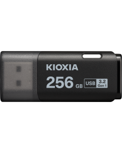KIOXIA TRANSMEMORY U301 256GB FLASH DRIVE BLACK LU301K256GG4