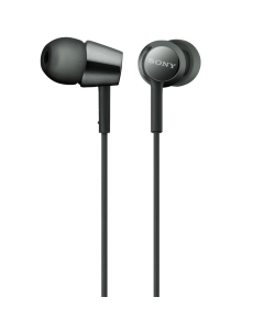 SONY MDR-EX155AP WIRED EARPHONE - BLACK MDR-EX155AP/BQE