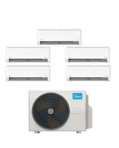MIDEA SYSTEM 5 AIRCON MEZ-5M42E/3XMEZID-09/1XMEZID-12/1XMEZID-18