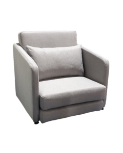 MILOS 1 SEATER SOFABED SF144 FAB GR SB