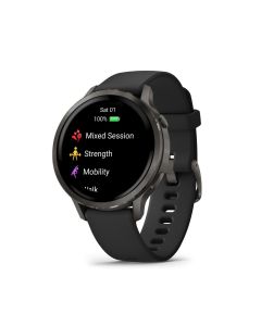 GARMIN VENU 4 SLATE W/ BLACK SILICONE BAND, 41MM GM-010-03013-42