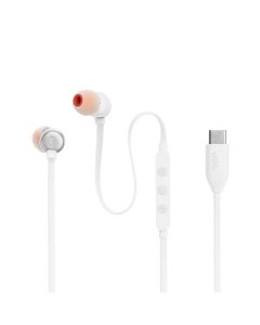 JBL TUNE 310C WIRED EARPHONE - WHITE JBL-HPS-T310C WHT