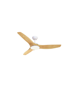EIKOU ECOBREEZE 52" CEILING FAN (LIGHT WOOD) EIK-52920W+EIK-52920-52LW