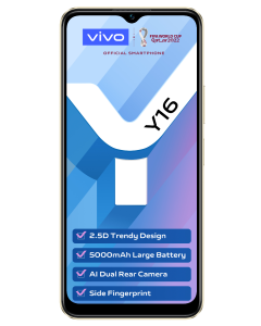VIVO SMARTPHONE Y16  6.51" Y16-4G-4+64GB-GOLD