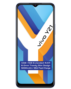 VIVO SMARTPHONE Y21 6.51" Y21-4G-4+64GB-BLUE