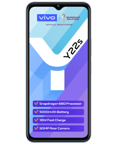 VIVO SMARTPHONE 6.55" Y22S-4G-6+128GB-SUMMER CYAN